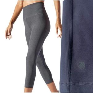 MPG High Waisted Dashing Purple - Capri Performance Capri Pants Size S NEW